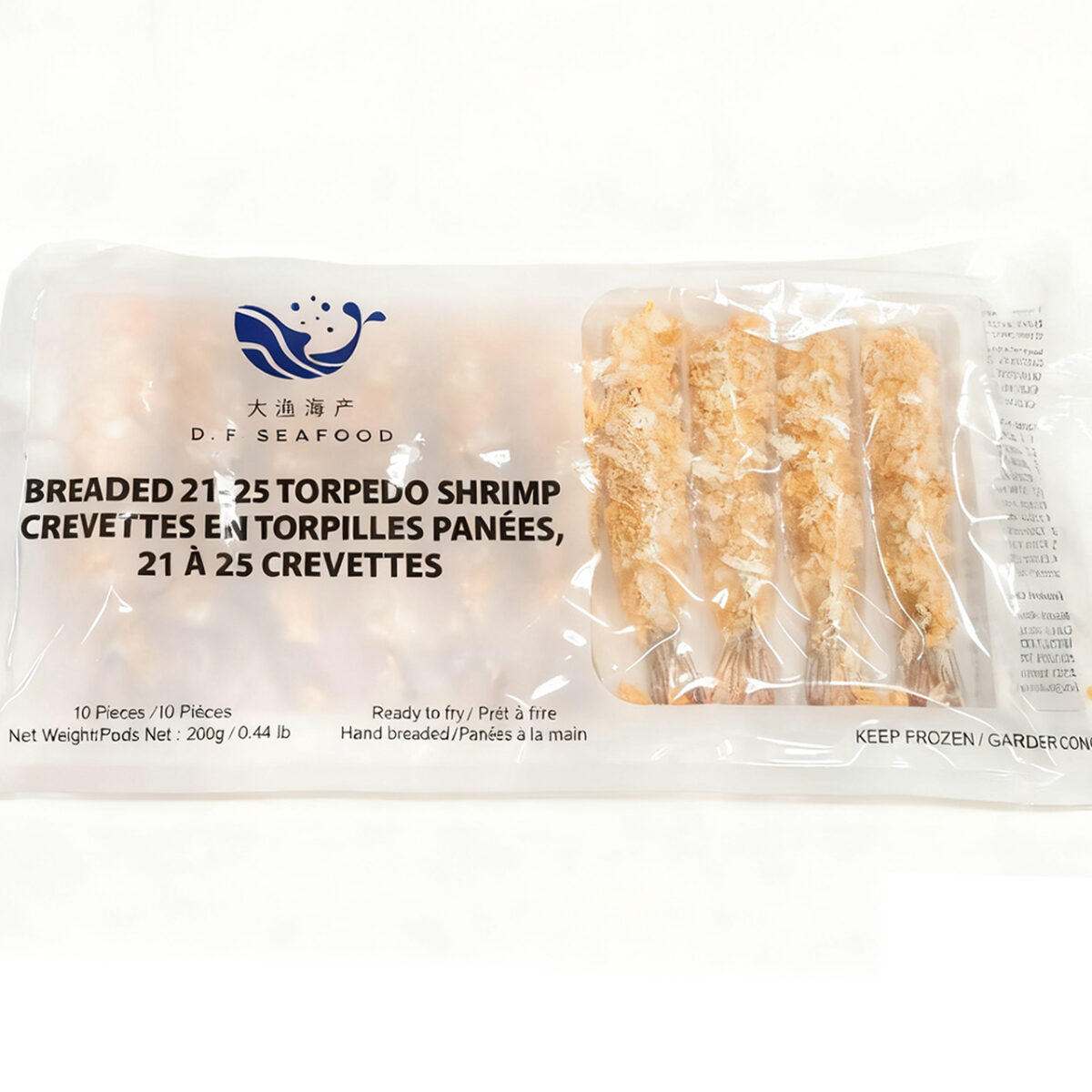 BREADED 21-15 TORPEDO SHRIMP 200g